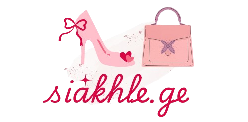 ქალის სადღესასწაულო ჩანთა და ფეხსაცმელი